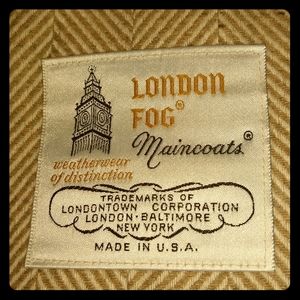 London Fog Coat with Hood & Belt